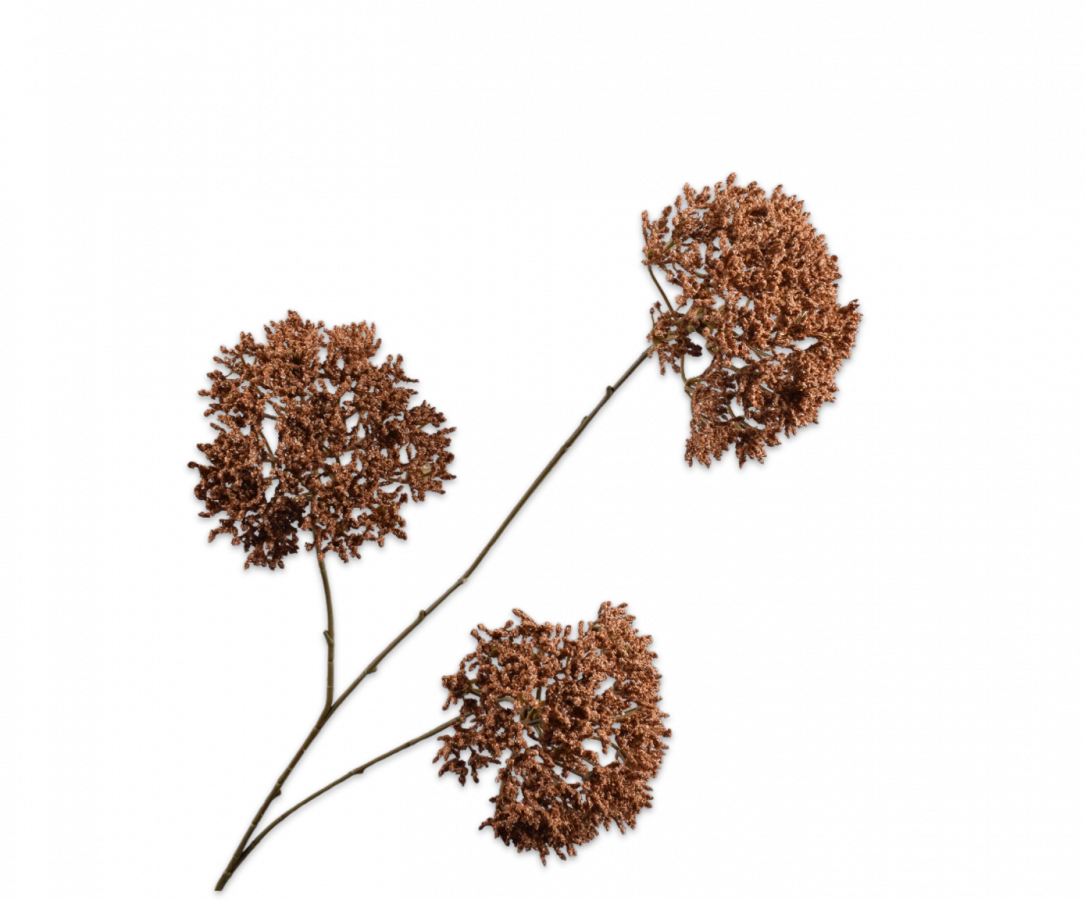 Silk-ka, Trachelium-Zweig braun, 85 cm