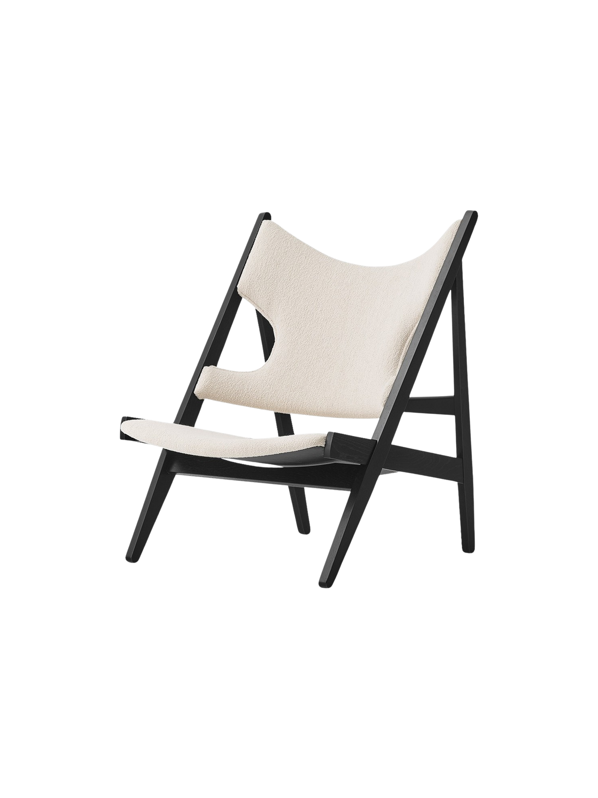 Audo Copenhagen, Knitting-Lounge-Sessel, Schwarzeiche