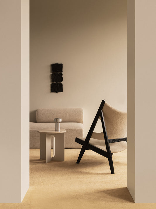 Audo Copenhagen, Knitting-Lounge-Sessel, Schwarzeiche