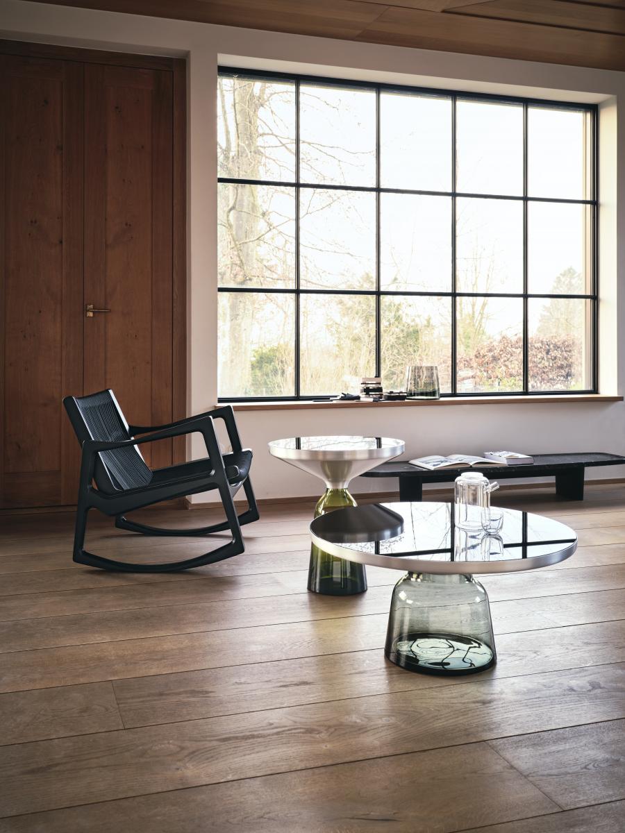 ClassiCon, Euvira-Rocking-Loungsesselm, Eiche schwarz