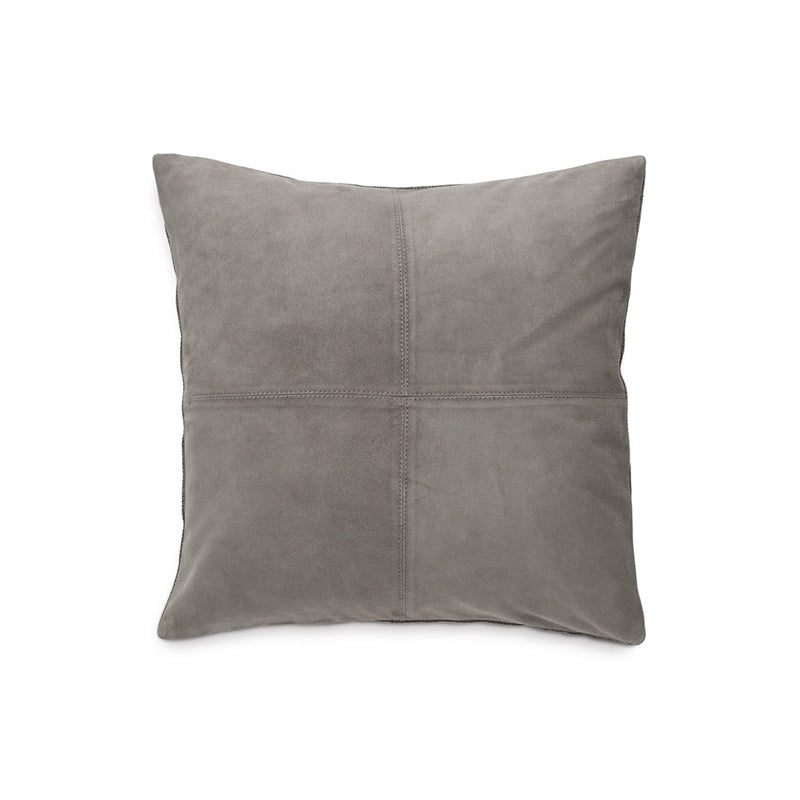 LUIZ Lederkissen SUEDE in der Farbe elephant.