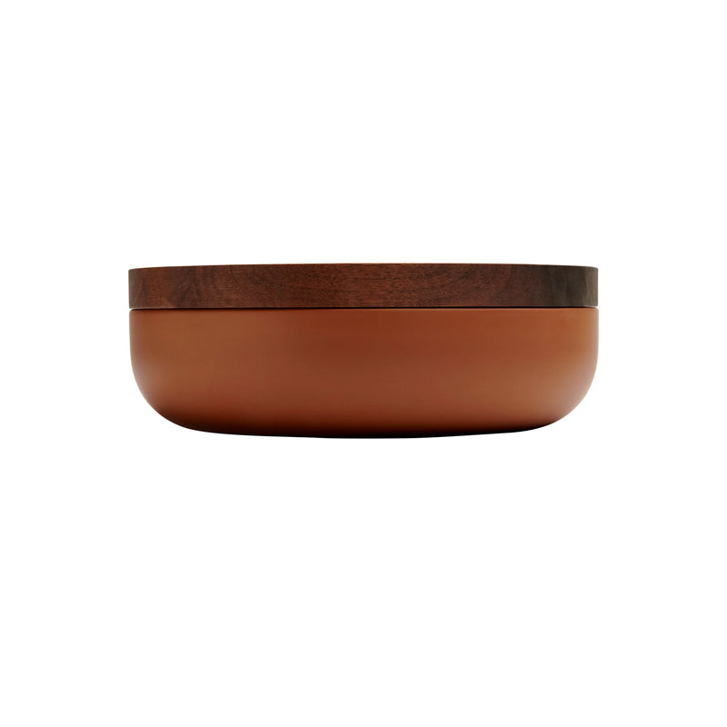 Pottery von Vincent Van Duysen Aufbewahrungsbehälter Rouille in Walnut.