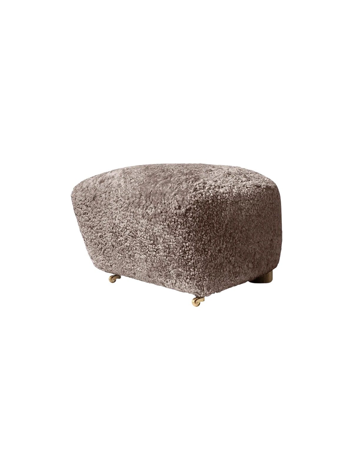 Audo Copenhagen, The Tired Man Ottoman, Hocker, Schaffell