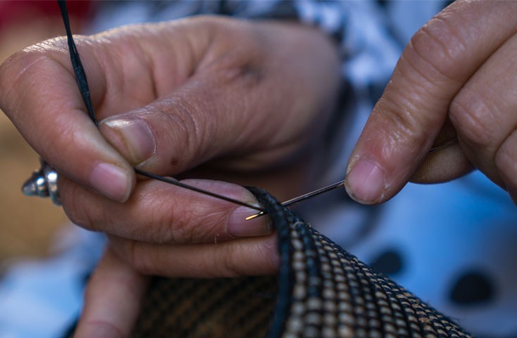 Duftkerze Raffia, Mogador Noir