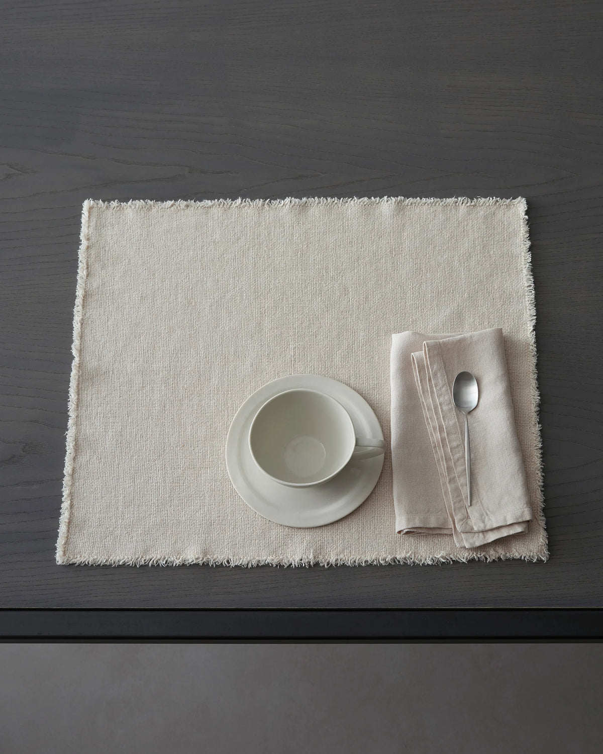 Tischset Maya aus Leinen, Marmo