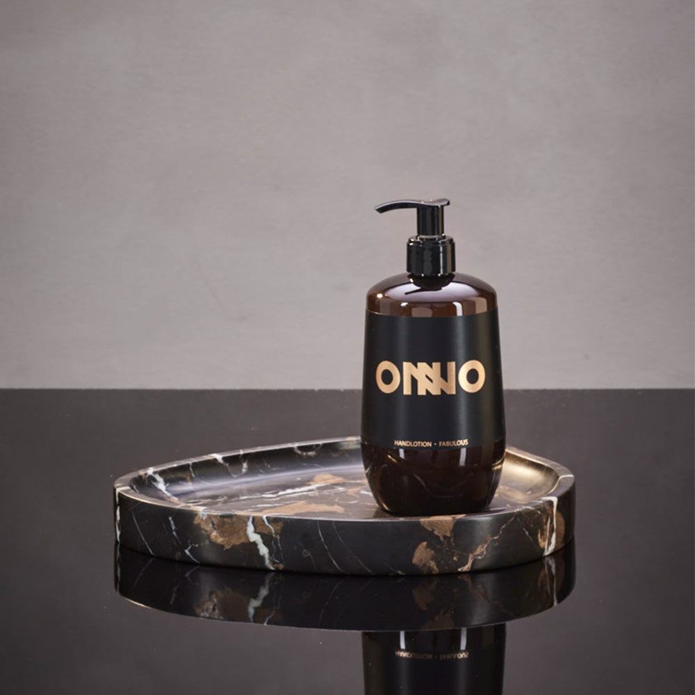 ONNO Tablett aus Marmor als Seifenhalter