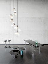 ClassiCon, Bell-Kaffee-Tisch, Metallaufsatz Schwarz
