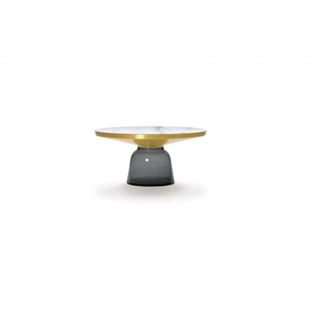 ClassiCon, Bell-Kaffee-Tisch, Metallaufsatz Messing
