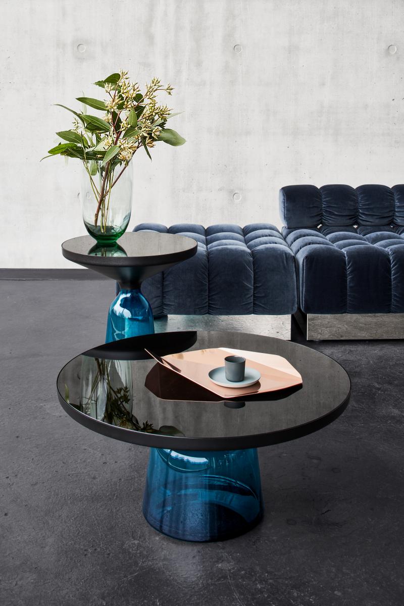 ClassiCon, Bell-Kaffee-Tisch, Metallaufsatz Schwarz
