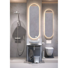 Frost Spiegel 4144 schwarz matt