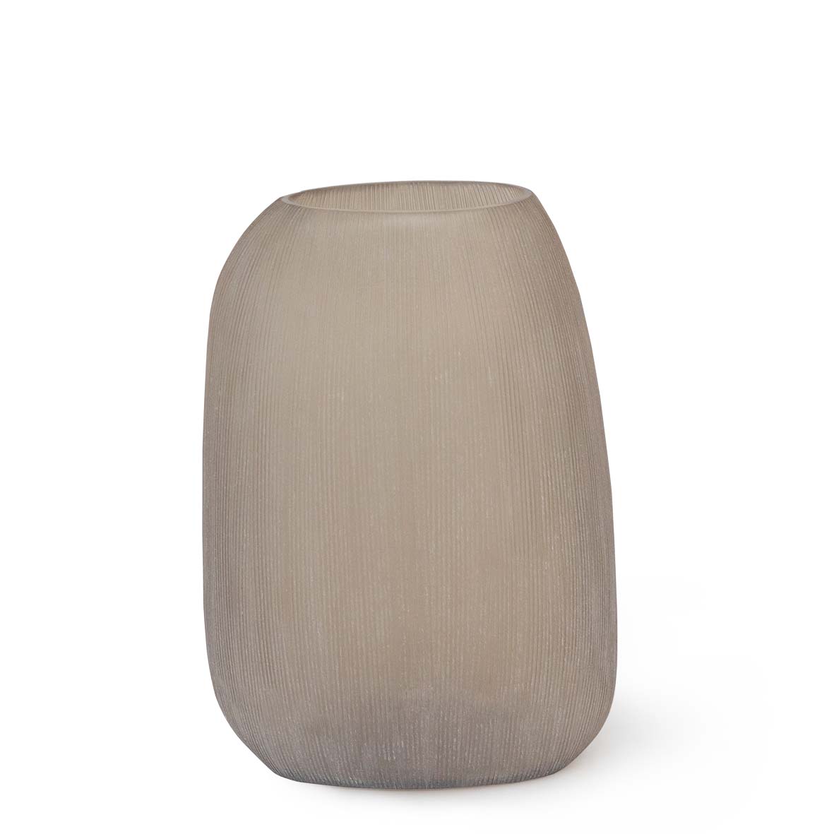 Guaxs, Vase und Schale CLEMENTE, smokegrey