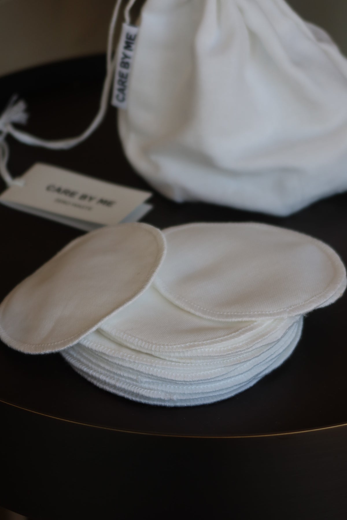 CARE BY ME Abschminkpads in Weiss aus Bio-Baumwolle