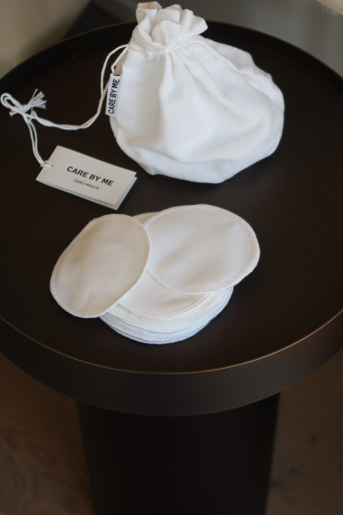 CARE BY ME Abschminkpads in Weiss aus Bio-Baumwolle
