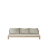 MALIBU Gartenlounge aus Teak, 3er Sofa