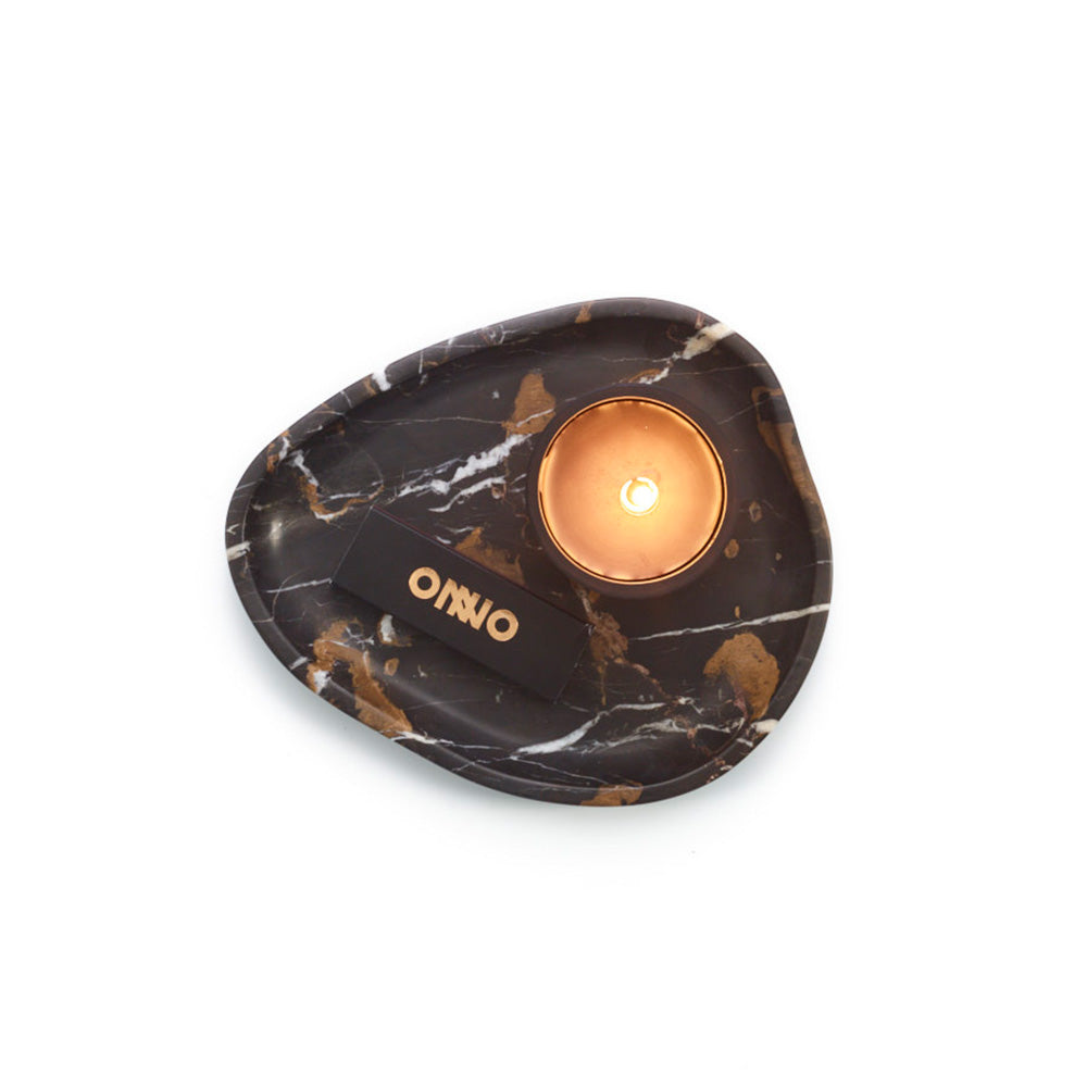 ONNO Marble Tray Holder Apollo für Kerzen