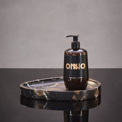 ONNO Tablett aus Marmor als Seifenhalter
