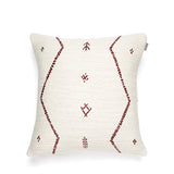 Scapa Home Kissen Berber in Off White und mit Muster in Burgund