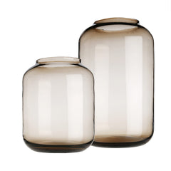 Scapa Home Vasen Lily aus braunem Glas