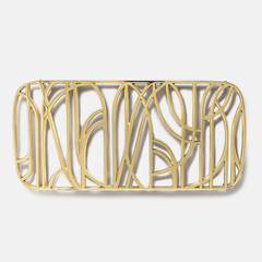 Skultuna Untersetzer aus Messing in Gold