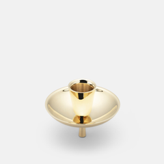Skultuna Kerzenloescher in Gold